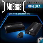 Mobass Mb-800.4 Kanal 4X80 Rms Oto Anfi Bas Kontröllü