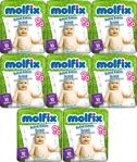 Molfix 10\'lu 8 Paket Bebek Bakım Örtüsü