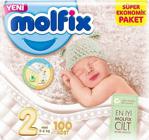 Molfix 2 Numara Mini 100'lü Dev Ekonomi Bebek Bezi