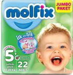 Molfix 3D 5+ Numara Junior Plus 22'li Bebek Bezi