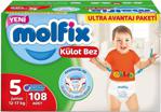 Molfix 5 Numara Junior 108\'Li Ultra Avantaj Paketi Külot Bez