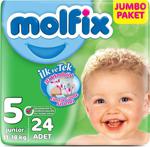 Molfix 5 Numara Junior 24'lü Bebek Bezi