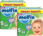 Molfix 5 Numara Junior 48'li 2 Paket Bebek Bezi