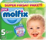 Molfix 5 Numara Maxi 80 Adet Süper Fırsat Paketi Bebek Bezi