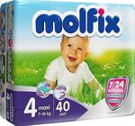 Molfix ComfortFix 4 Beden Maxi 40 Adet Bebek Bezi