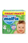 Molfix ComfortFix 4 Beden Maxi 52 Adet Bebek Bezi