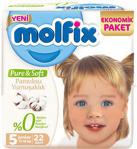 Molfix Pure And Soft Bebek Bezi Junior 22 Adet