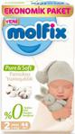 Molfix Pure & Soft 2 Numara Mini 44'lü Bebek Bezi