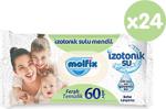 Molfix İzotonik Sulu Mendil Ferah Temizlik 60 Yaprak X 24 Adet 1440 Yaprak