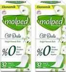 Molped Pure & Soft Cilt Dostu 32'Li 2 Adet Günlük Ped