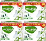 Molped Pure & Soft Normal 50'Li Mega Fırsat 4 Adet Hijyenik Ped