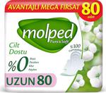 Molped Pure & Soft Uzun 80'Li Mega Paketi Hijyenik Ped