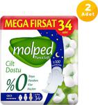 Molped Pure&Soft Gece Avantajlı Mega Fırsat Paketi 68 Adet Ped