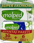 Molped Pure&Soft Hijyenik Ped 30 Normal + 6 Gece Avantaj Paket