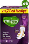 Molped Supernight Uzun 28'Li 6 Adet Hijyenik Ped