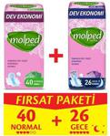 Molped Ultra Anatomik Normal 40 Adet X 2 + Gece 26 Adet X 2 Süper Fırsat Paketi