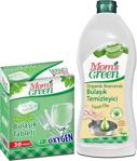 Mom'S Green 2'Li Setmom'S Green Ekolojik Bulaşıkmakinesi Tableti Ve Bitkisel Elde Bulaşık Deterjanı Aloeveralı