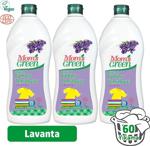 Mom's Green Bitkisel Çamaşır Deterjanı 1 Lt - Lavanta3'lü Set