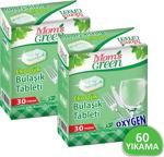 Mom'S Green Ekolojik Oksijenli30 Adet 2'Li Paket Bulaşık Makinesi Tableti