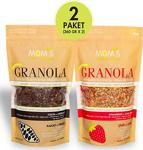 Mom'S Natural Foods 2'Li̇ Granola - Çi̇lek Chia 360 Gr - Kakao Findik 360 Gr