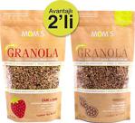 Mom'S Natural Foods 2'Li̇ Granola - Çi̇lek Chia 360 Gr - Yer Fistiği 360 Gr