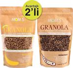 Mom'S Natural Foods 2'Li̇ Granola - Muz Cevi̇z 360 Gr - Keçi̇boynuzu 360 Gr