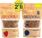 Mom'S Natural Foods Kontrol - 2'Li Granola - Çilek Chıa 360 Gr - Yabanmersini 360 Gr