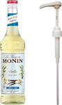 Monin Şekersiz Vanilya 700Ml Şurup + Şurup Pompası