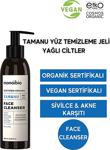 Monoibio Organik Yüz Temizleme Jeli - Tamanu Yağlı Ciltlere Özel Sebum Dengeleyici - Vegan 250 Ml