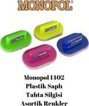 Monopol 1402 Plastik Saplı Tahta Silgisi 3 Adet