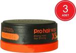 Morfose Pro X5 Men Strong Hold 150 Ml 3 Adet Wax