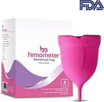 Mothersmart Femometer Medikal Sınıf Silikon Adet Kabı - Menstrual Kap B Size