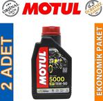 Motul 5000 15W/50 4T 1Lt 4 Zamanlı Motosiklet Yağı (2 Adet)