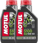 Motul 5100 10W40 1Lt Motosi̇klet Motor Yaği - 2 Adet