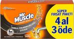 Mr. Muscle 50 Gr 4'Lü Granül Lavabo Açıcı