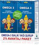 Mrb Omega-3 Balık Yağı Şrp 2'Li Avantaj Paket (Çanta Hd.)