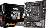 MSI A320M-A PRO MAX AM4 DDR4 Micro ATX Anakart