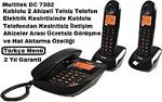 Multitek Dc 7302 Kablolu 2 Ahizeli Telsiz Telefon