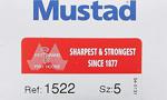 Mustad 1522 Olta İğnesi, İstavrit, Çinekop, Lüfer Avları Için, Çapraz Model, Siyah, Olta İğnesi Siyah No:10