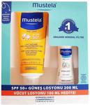 Mustela Bebek-Çocuk Spf 50+ 200 Ml + Vücut Losyonu 100 Ml Bebek Güneş Losyonu Seti