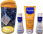 Mustela Protection Lotion Spf 50+ 200 ml + Yeni Doğan Şampuan 100 ml + Nemlendirici 100 ml Bebek Güneş Losyonu Seti