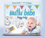 Mutlu Bebe Bebek Bezi 3 Numara- Midi 28'Li