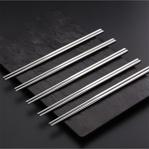 Muustie Paslanmaz Çelik Metal 5 Takım Chopstick 22,5Cm