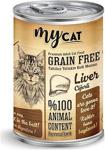 Mycat Tahılsız Ciğerli 415 gr 24'lü Yetişkin Kedi Konservesi
