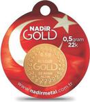 Nadir Gold 22 Ayar Külçe Gram Altın 0,5 Gr. (Yuvarlak)