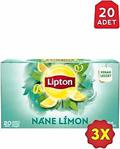 Nane Limon Bardak Poşet Bitki Çayı 20'Li (3 Paket)