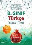 Nartest Yayınları 8. Sınıf Türkçe Yaprak Test Müfredat