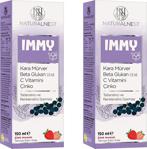 Natural Nest Immy Kara Mürver 1,3 1,6 Beta Glukan Vitamin C Çinko İçeren Şurup 2 Kutu