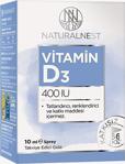 Natural Nest Vitamin D3 400 Iu 10 Ml Sprey