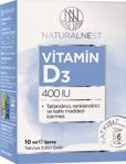 NaturalNest Vitamin D3 400 IU Sprey 10 ml